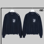 루이비통 【YD공장】 LV 크루넥 맨투맨 시쉘 숄더 모노그램 버튼