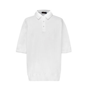 루이비통 【YD공장】 엠브로이더드 폴로 셔츠 숏 슬리브드 코튼 블렌드