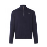 미우미우 【잔디집2】 하프 집업 스웨터 울 (세븐)