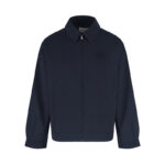 미우미우 【잔디집2】 자수 로고 모헤어 블루종 자켓（세븐）