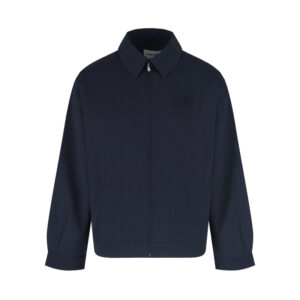 미우미우 【잔디집2】 자수 로고 모헤어 블루종 자켓（세븐）