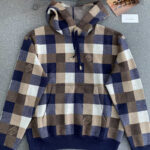 루이비통 (TJ공장) 【터보】 다미에 캐시미어 앤 울 블렌드 후디