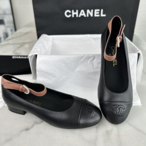 샤넬 【터보】 23A 발레리나 플랫 슈즈（TJ공장）
