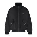 프라다 【잔디집2】 트라이앵글 로고 리나일론 다운 패딩 자켓 (세븐）