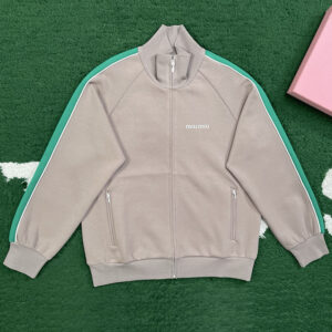 미우미우 【잔디집】 테크니컬 집업 스웨트셔츠（레어）