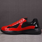 프라다 [ZG공장]  아메리카 컵 스니커즈 레드/블랙