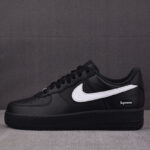 나이키 【GX공장】 x 슈프림 에어포스1 로우 블랙 화이트 CU9225-002