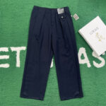 로에베 【잔디집】 카발리 트윌 울 트라우저（레어）