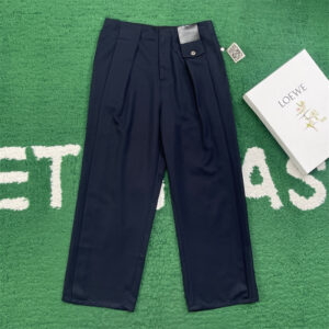 로에베 【잔디집】 카발리 트윌 울 트라우저（레어）