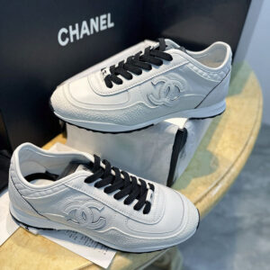 샤넬 【TJ공장】 25P CC로고 스니커즈 화이트/블랙（터보）