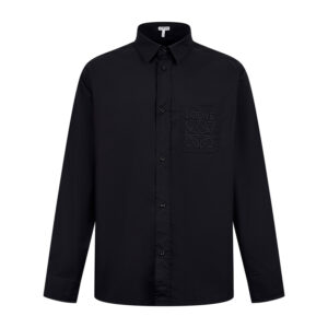 로에베 【잔디집2】 안아나그램 코튼 셔츠 남방（세븐）