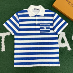 루이비통 【잔디집】 모노그램 폴로 셔츠 스트라이프 (레어)