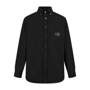 펜디 【잔디집2】 로고 패치 셔츠（세븐）