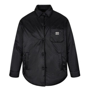 미우미우 【잔디집2】 로고 나일론 패딩 자켓（세븐）