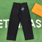 루이비통 【잔디집】 LV 워크웨어 팬츠 테일러드 울 새들 패치 （레어)