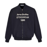 아크네 【잔디집2】 로고 지퍼 스웨트셔츠（세븐）