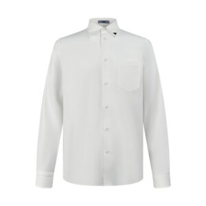 프라다 [잔디집2] 삼각로고 포플린 셔츠 화이트