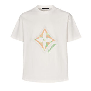 루이비통 【잔디집2】 3D 모노그램 플라워 반팔 티셔츠（세븐）