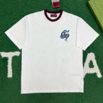 구찌 【잔디집】 마몬트 청사 반팔 티셔츠（레어）