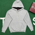 구찌 【잔디집】 더블 비스코스 저지 후드 스웨트셔츠 (레어)