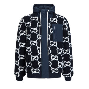 구찌 【잔디집2】 GG 패브릭 자카드 퍼지 자켓（세븐）