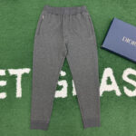 디올 【잔디집】 트랙 팬츠 코튼 캐시미어 （레어）