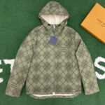 루이비통 【잔디집】 다미에 리버서블 나일론 앤드 후리스 윈드브레이커（레어）