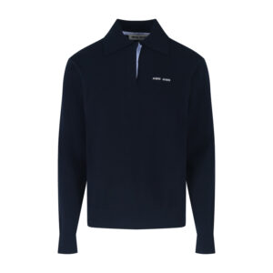 미우미우 【잔디집2】 플레인 니트 폴로 셔츠（세븐）