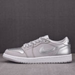 나이키 【CJ공장】 에어조던1 로우 OG 메탈릭 실버