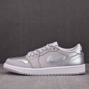 나이키 【CJ공장】 에어조던1 로우 OG 메탈릭 실버