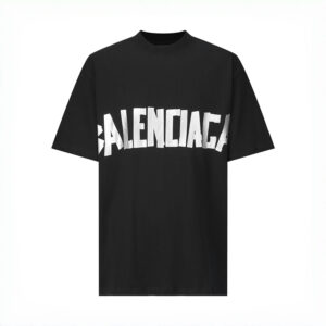 발렌시아가 【잔디집2】 테이프 타입 반팔 티셔츠（세븐）