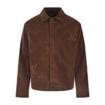 루이비통 【잔디집2】 스웨이드 모노그램 오버셔츠（세븐）