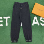 루이비통 【잔디집】 트래블 팬츠 더블 페이스 울 (레어)