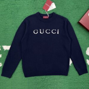 구찌 【잔디집】 인타르시아 울 스웨터 (레어)