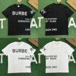 버버리 【잔디집】 호스페리 프린팅 코튼 티셔츠（레어）