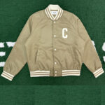 셀린느 【잔디집】 파리 라이트 웨이트 나일론 테디 자켓 （레어）