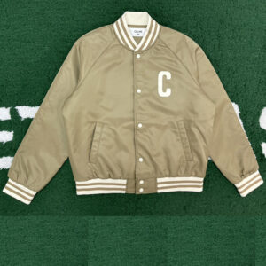 셀린느 【잔디집】 파리 라이트 웨이트 나일론 테디 자켓 （레어）