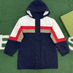 구찌 【잔디집】 매트 GG 캔버스 패브릭 코트（레어）