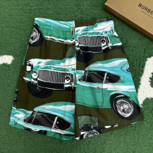 버버리 【잔디집】 카 포플린 코튼 숏 팬츠（레어）