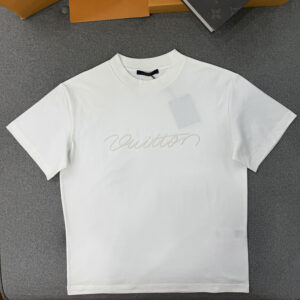 루이비통 【TJ공장】 엠브로이더드 시그니처 티셔츠（터보）