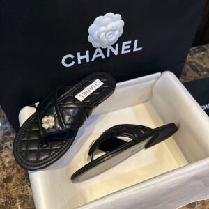 샤넬 【터보】 23S 플라워 펄 샌들（TJ공장）