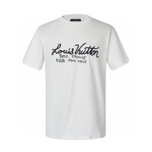 루이비통 【잔디집2】 버질 아블로 LV 인사이드아웃 파리 시그니처 티셔츠（세븐）