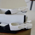 샤넬 【터보】 25A 트위드 슬링백（TJ공장）