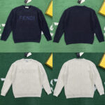 펜디 【잔디집】 맥시 로고 레터링 니트 스웨터（레어）