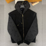 루이비통 【터보공장】 （TJ） 모노그램 하이브리드 후드 집업 스웨트셔츠