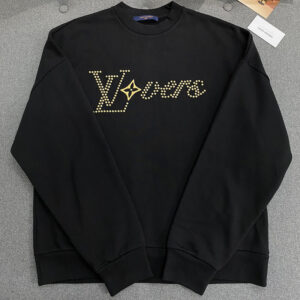 루이비통 【TJ공장】 코튼 시그니처 로고 크루넥 스웨트셔츠 맨투맨（터보）