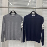 톰브라운 (TJ공장) 【터보】 클래식 울 니트 스웨터 사선완장