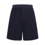 펜디 【잔디집2】 FF 로고 테리 코튼 숏 팬츠（세븐）