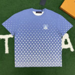 루이비통 【잔디집】 니티드 코튼 스노우 플라워 티셔츠（레어）