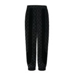 루이비통 【잔디집2】 다미에 플록드 테크니컬 트랙 팬츠（세븐）